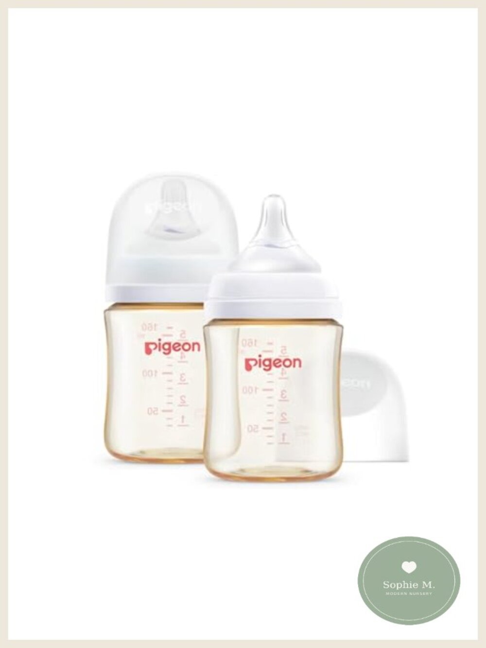 PPSU Wide Neck Anti-Colic Nursing Baby Bottles with Soft Silicone Nipple -